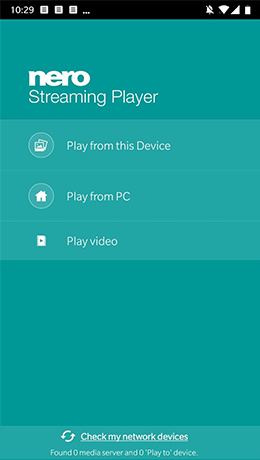 Download Nero Streaming Player Pro | Connect phone to TV