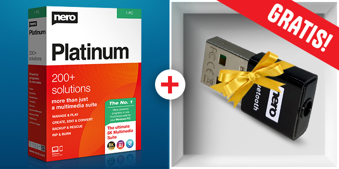 Nero Platinum and Bluetooth stick