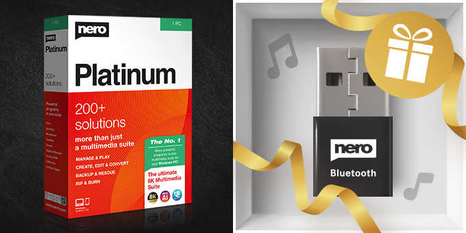 Nero Platinum and Bluetooth stick