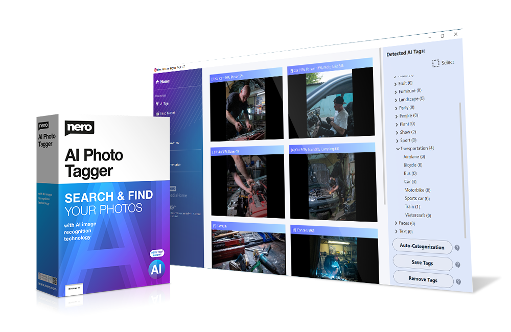 Taggr Software Nero Ai Photo Tagger : Nero Ag – QHHT