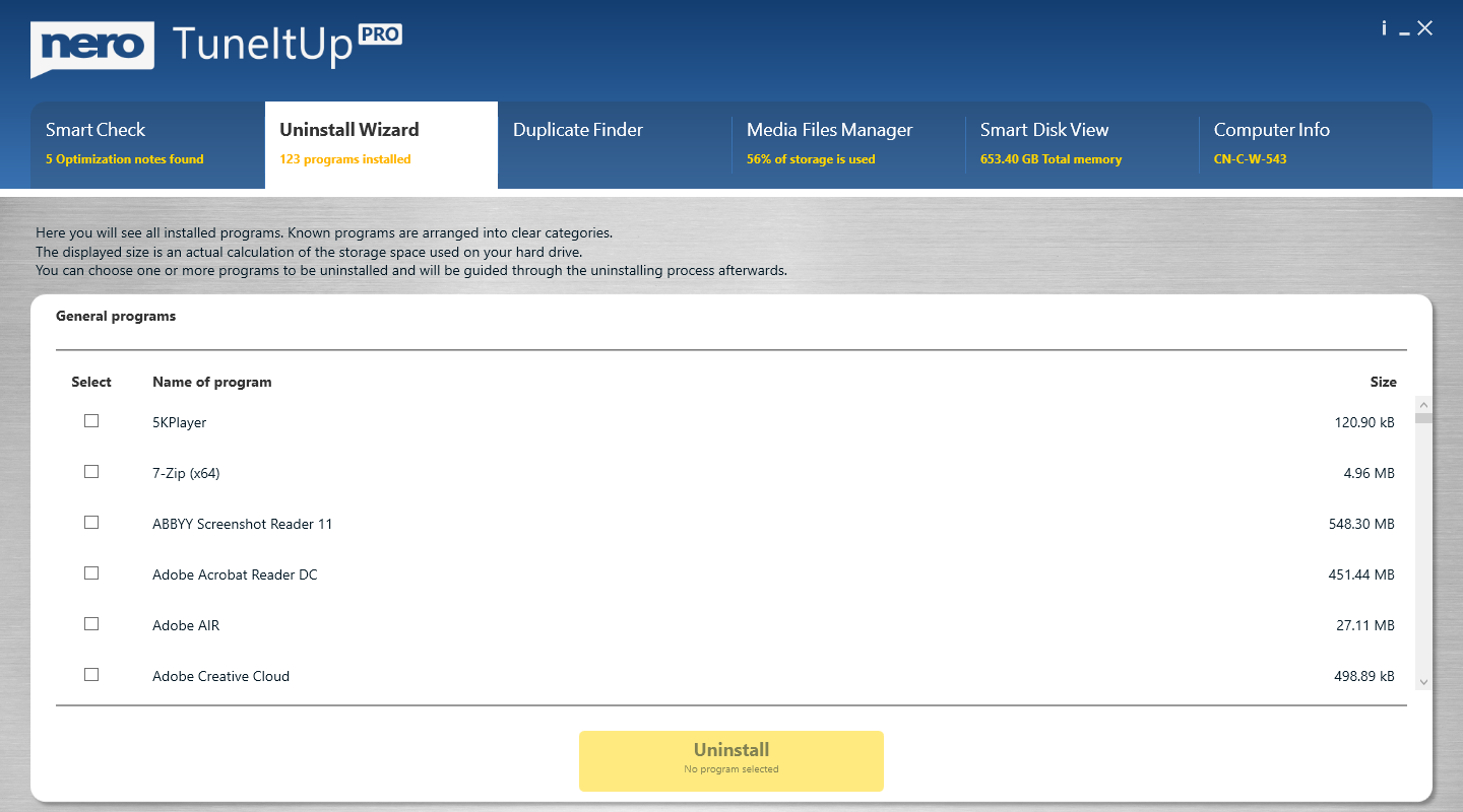 Uninstall Wizard