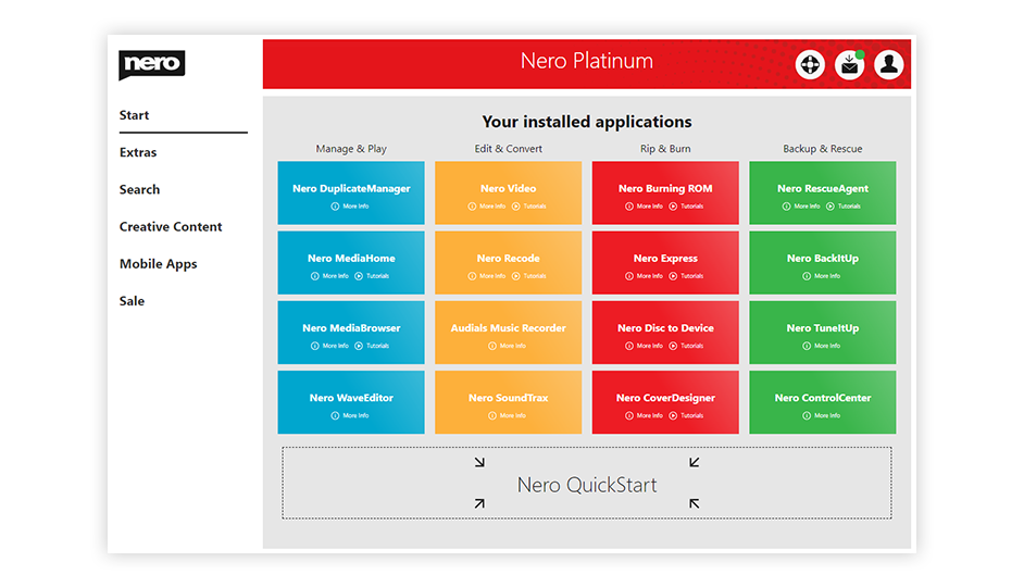 Nero Platinum Suite - Launcher