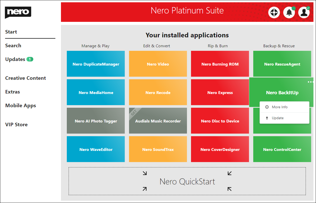 Nero Platinum Suite, Manage, Burn, Create, Play, Burn, Music, Photos, Streaming, Multimedia, Software Package, Multimedia Bundle