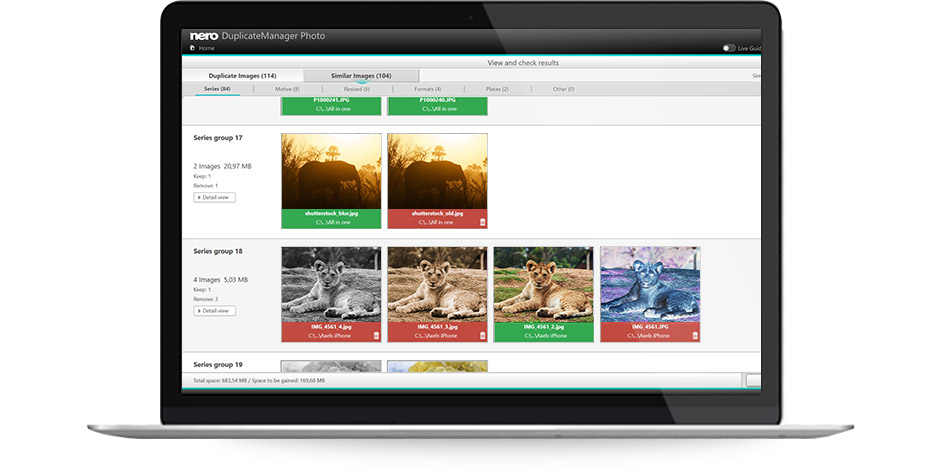 Nero 2019 Standard Suite - Nero Duplicate Manager Photo